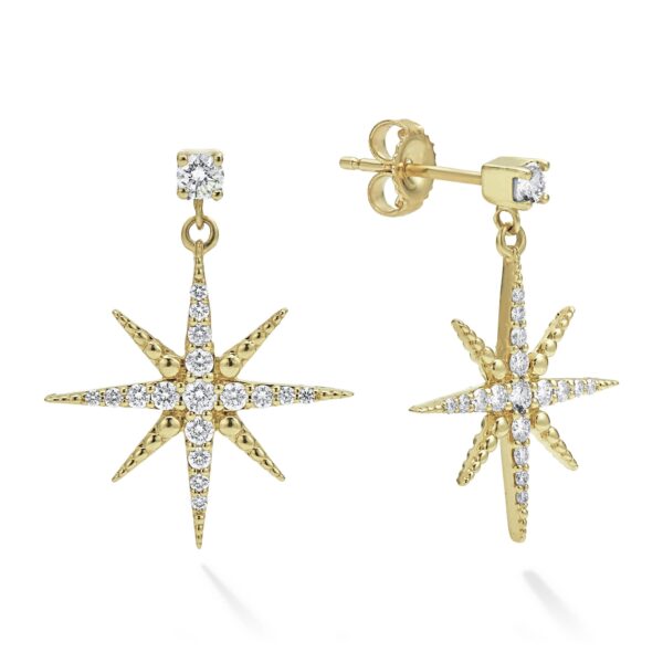 Lagos | North Star 18K Gold Diamond Drop Earrings