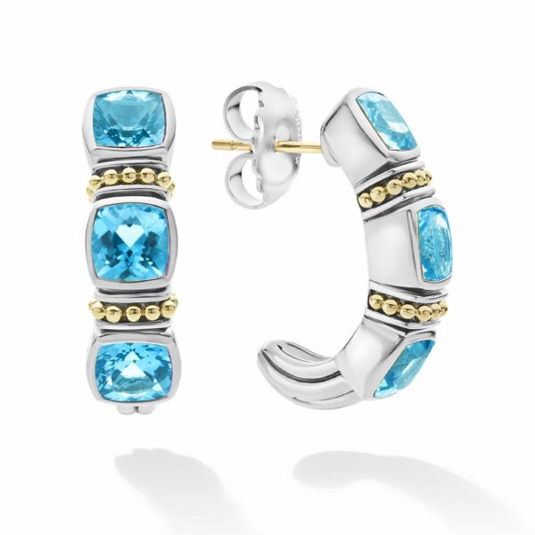 Lagos | Rittenhouse Swiss Blue Topaz Hoop Earrings