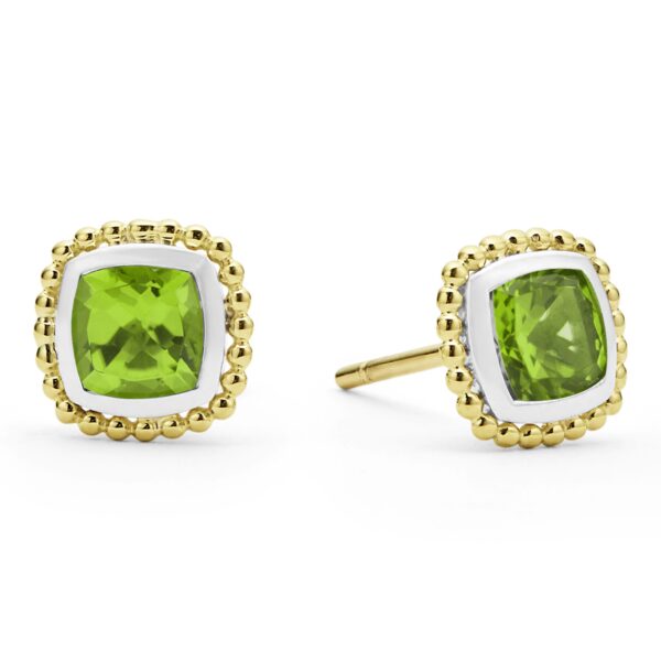 Lagos | Rittenhouse Two-Tone Peridot Stud Earrings