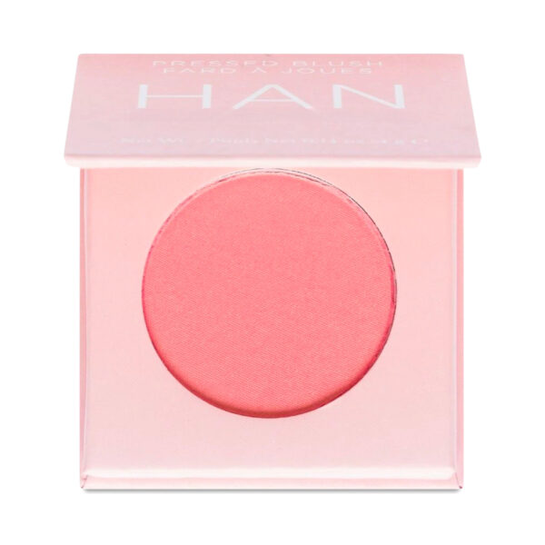 HAN Skincare Cosmetics Pressed Blush, Coral Candy 0.14 oz palette