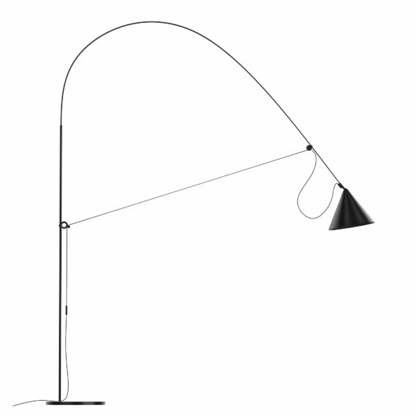 Midgard | Ayno Floor Lamp - Black / Large