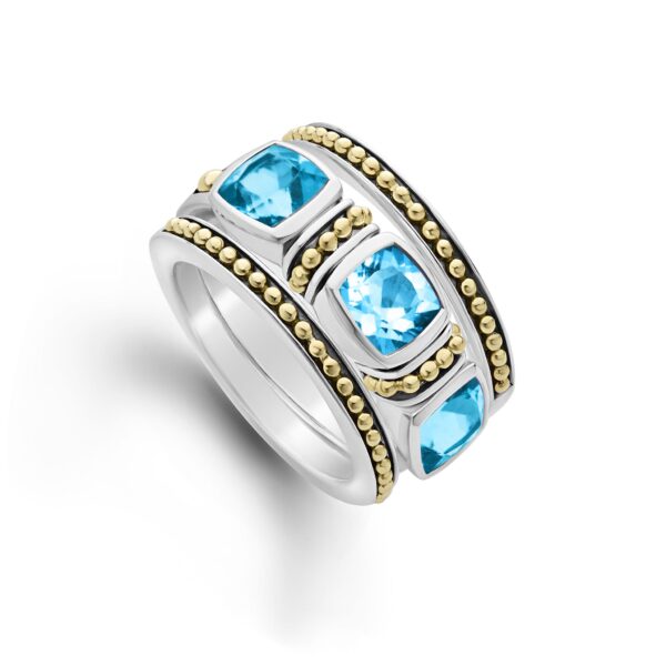 Lagos | Rittenhouse Swiss Blue Topaz Stacking Rings