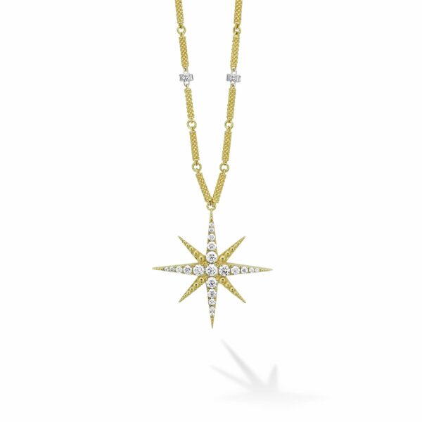 Lagos | North Star 18K Gold Statement Diamond Pendant Necklace