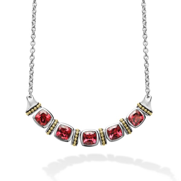 Lagos | Rittenhouse Rhodolite Garnet Five Station Necklace