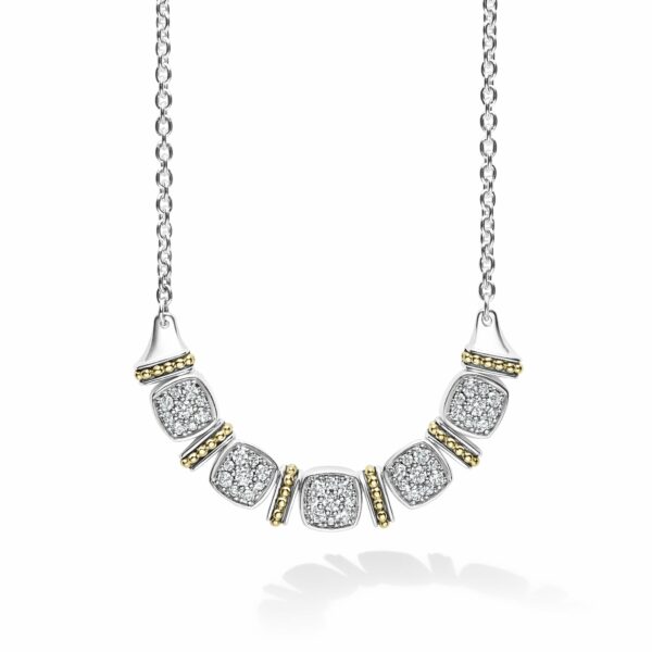 Lagos | Rittenhouse Two-Tone Five Station Diamond Necklace