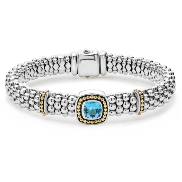 Lagos | Rittenhouse Swiss Blue Topaz Caviar Bracelet | 9mm