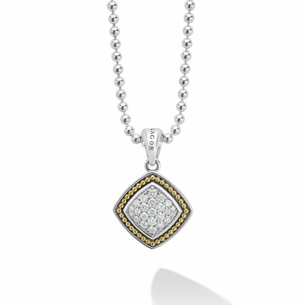 Lagos | Rittenhouse Two-Tone Diamond Pendant Necklace