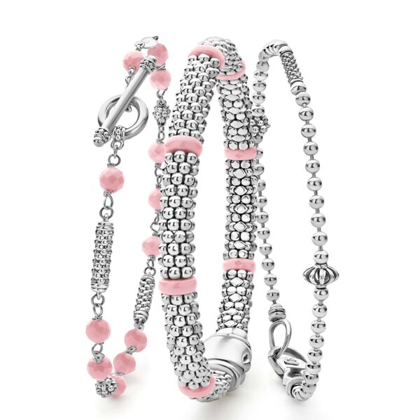 Lagos | Pink Caviar Caviar Beaded Bracelet Gift Set