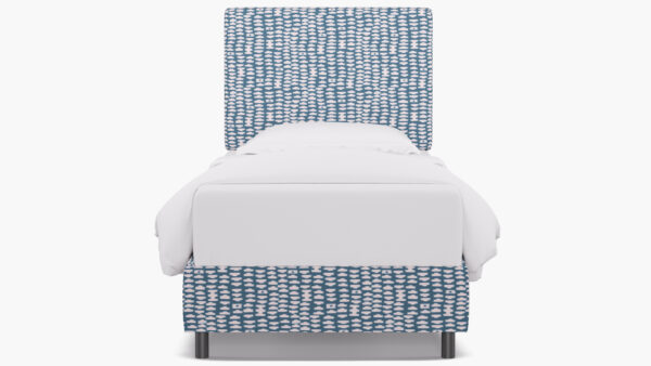 The Inside | Square Back Bed | Dusty Blue Odalisque