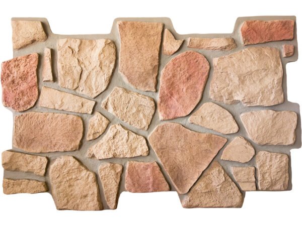 Barron Designs Carlton Fieldstone Faux Stone Wall Panel | Desert Sky