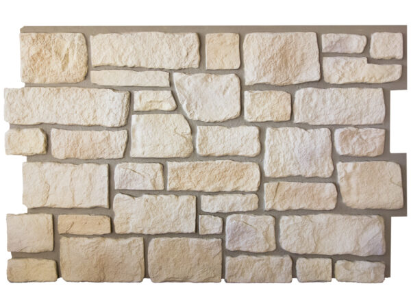 Barron Designs Hampton Cobblestone Faux Stone Wall Panel | Limestone