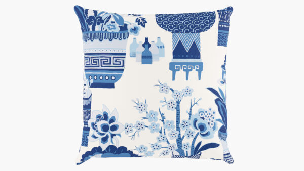 The Inside | Throw Pillow 16" | Delft Kan-Shie By CW Stockwell | Feather Down