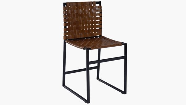 The Inside | Milano Dining Chair | Brown Leather