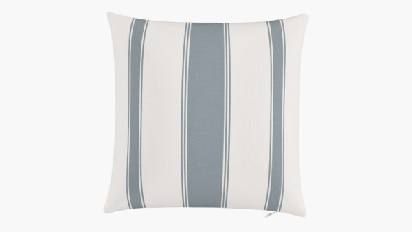 The Inside | Throw Pillow 16" | French Blue Clarence Stripe | Feather Down