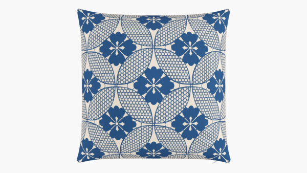 The Inside | Throw Pillow 26" | Bright Navy Solaire By CW Stockwell | Feather Down