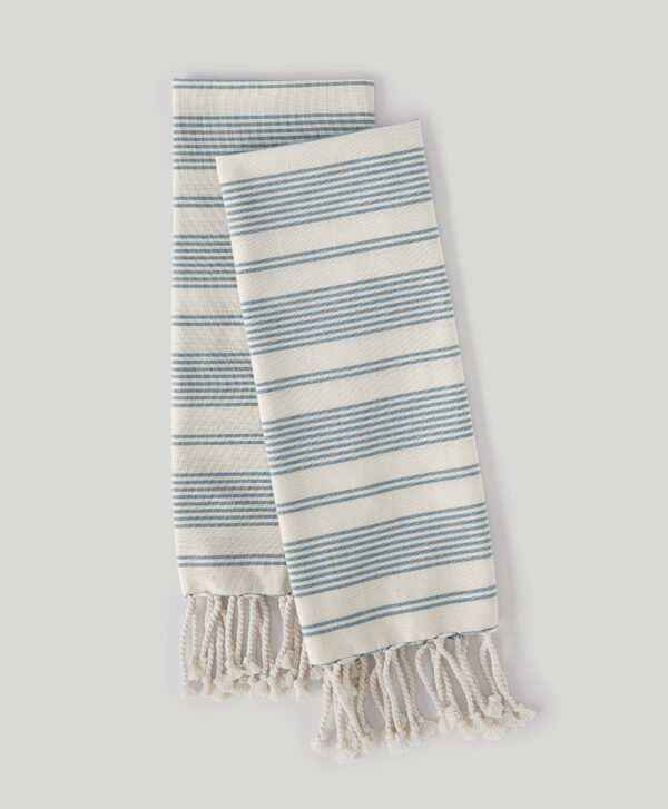 PACT Apparel | Home East Coastripe Linen Hand Towels 2-Pack1S