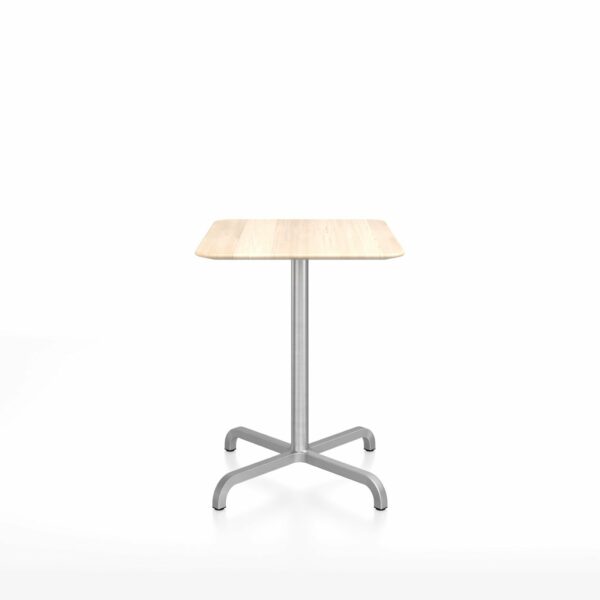 Emeco | 20-06 Café Table - 24" x 30" Rectangular - Accoya / Hand Brushed