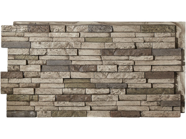 Barron Designs Somerset Dry Stack Faux Stone Wall Panel | Sierra Moss