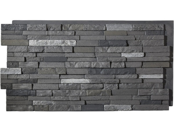 Barron Designs Somerset Dry Stack Faux Stone Wall Panel | London Gray