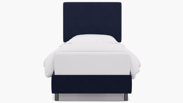 The Inside | Square Back Bed | Navy Velvet