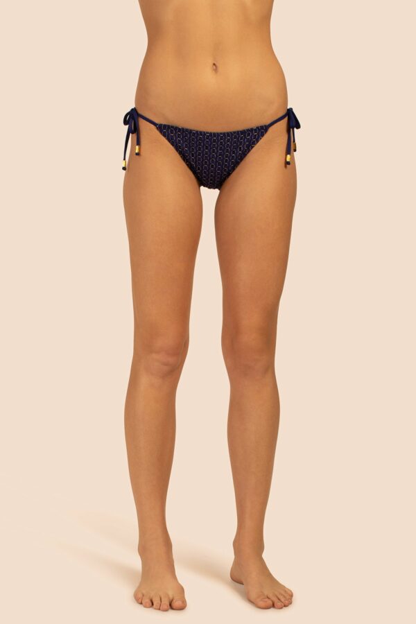 Trina Turk Swim Adeline Tie Side Bottom / Navy