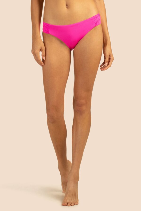 Trina Turk Swim Monaco Solids Tab Side Hipster / Pink Pop