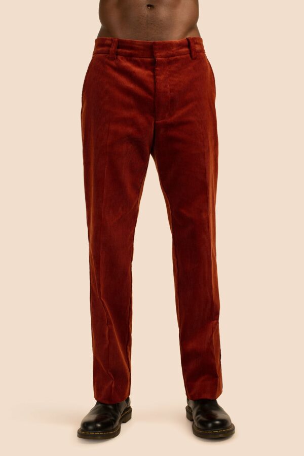 Mr Turk Dirk Straight Leg Trouser / Cinnamon