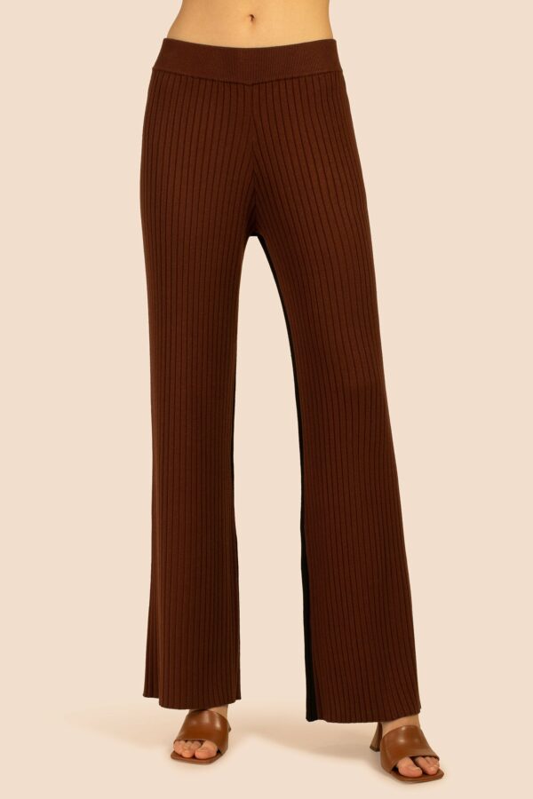 Trina Turk Pearce Lounge Pant / Cinnamon/Black