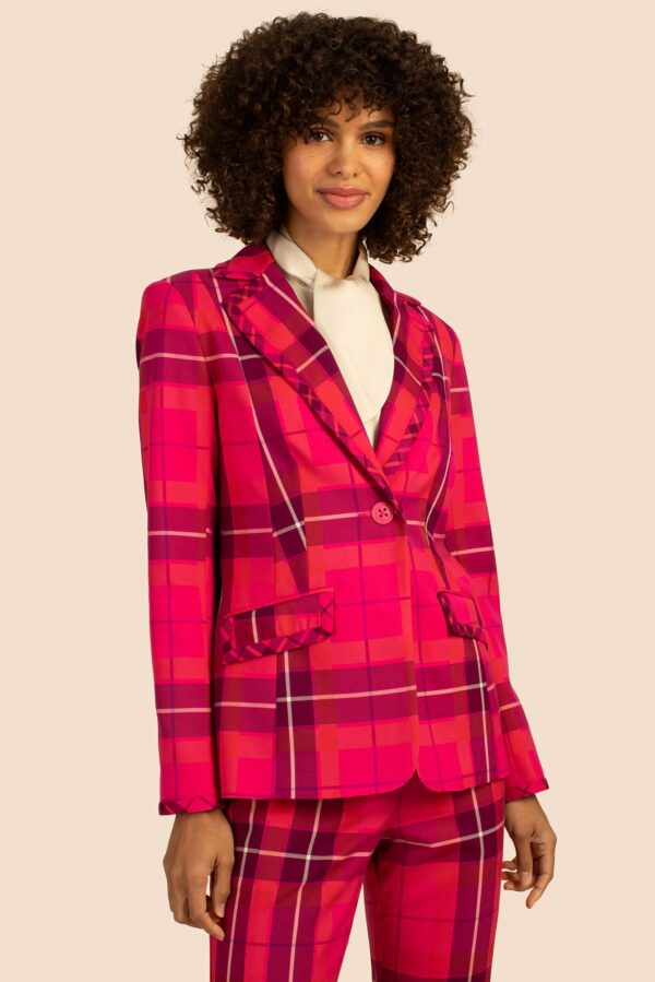 Trina Turk Planet Blazer / Aurora Pink Multi