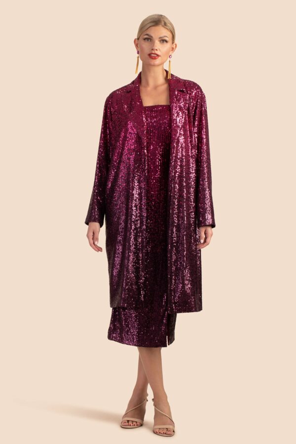 Trina Turk Pisces Jacket / Festive Fuchsia/Plum