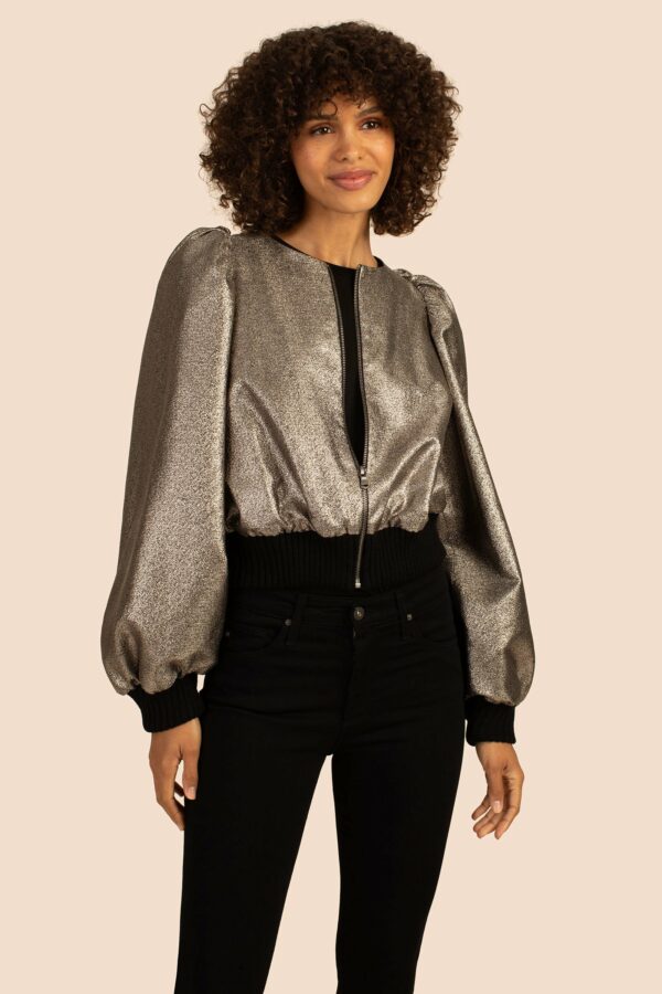 Trina Turk Supernova Jacket / Platinum