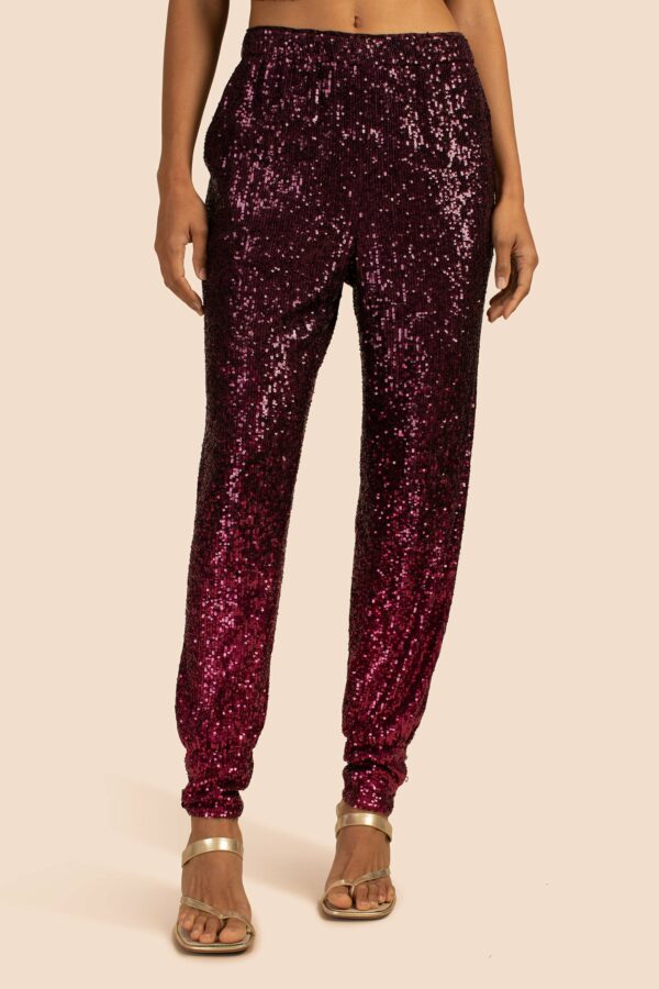 Trina Turk Sparkler 2 Pant / Festive Fuchsia/Plum