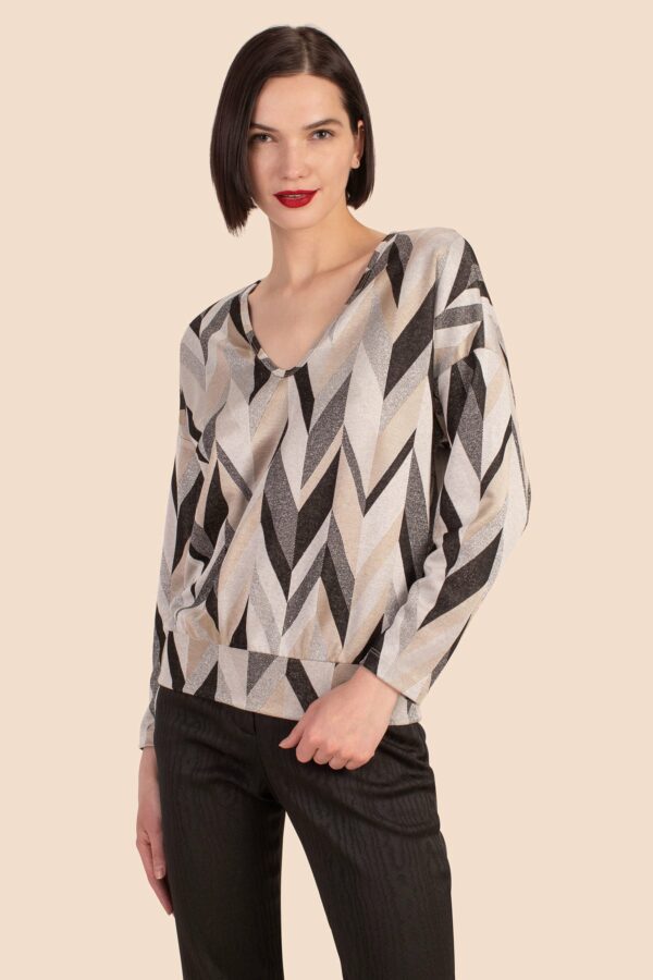 Trina Turk Mccoy Top / Metallic