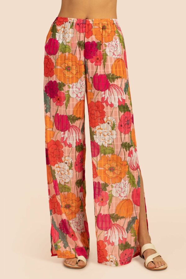 Trina Turk Swim Sunny Bloom Slit Pant / Multi