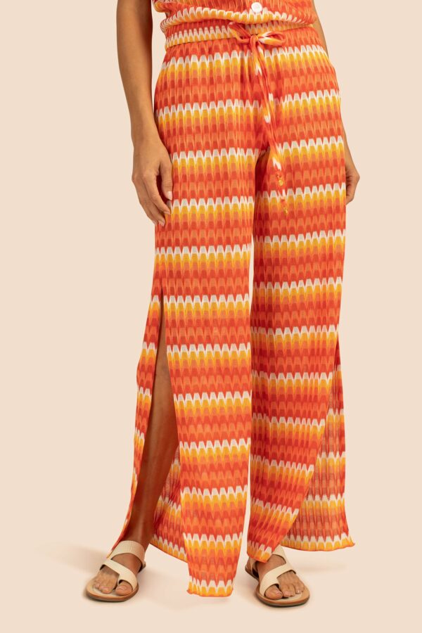 Trina Turk Swim Sunray Crochet Slit Pant / Multi