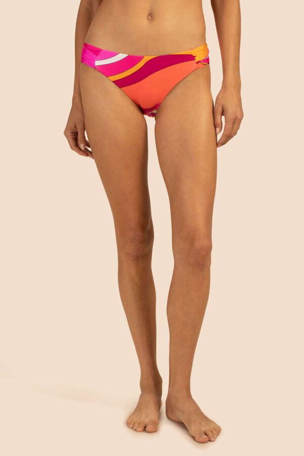 Trina Turk Swim Vivid Vista Tab Side Hipster / Multi