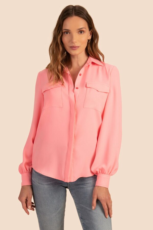 Trina Turk Awesome Top / Flamingo