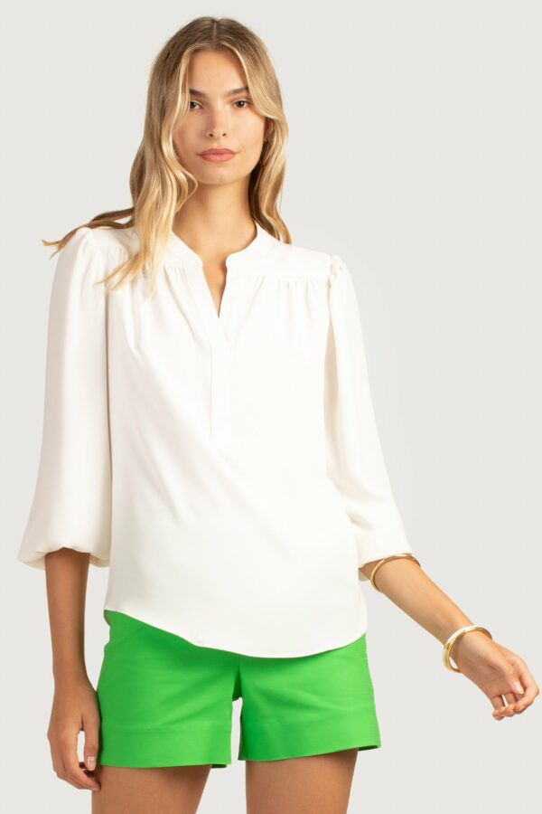 Trina Turk Relativity Top / Whitewash