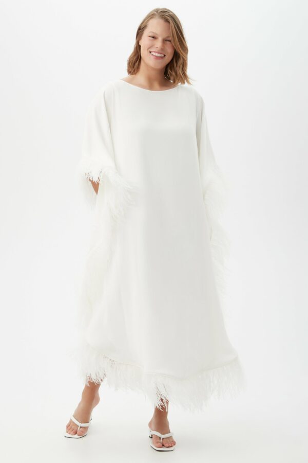 Trina Turk Neena Caftan Dress / Whitewash