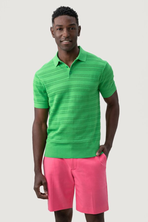 Mr Turk Edison Short Sleeve Polo / Vert