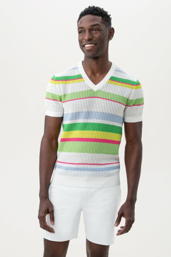 Mr Turk Davidson V-Neck Pullover / Multi