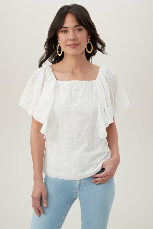 Trina Turk Hollywood Top / Whitewash