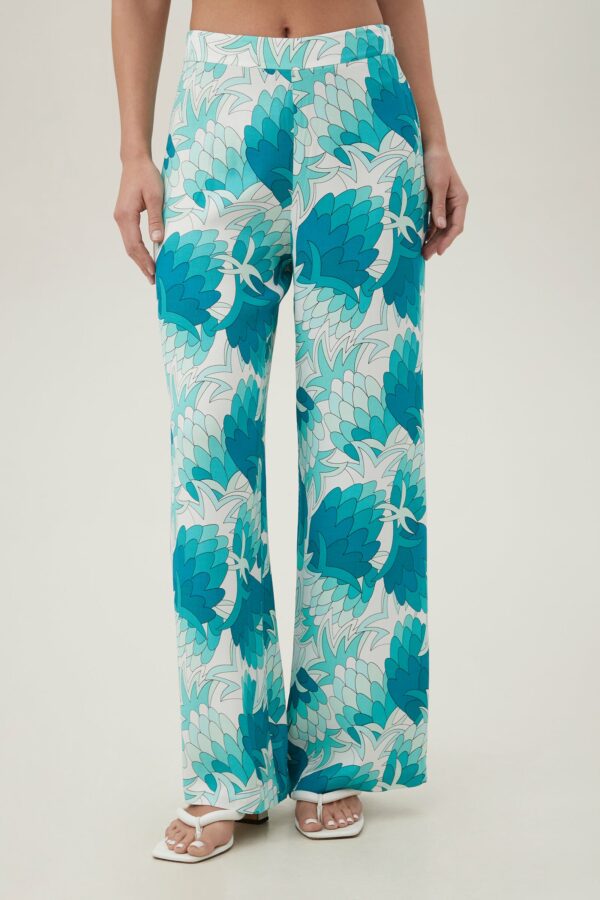 Trina Turk Long Weekend Pant / Tranquil Turquoise