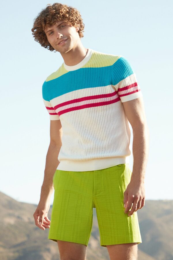 Mr Turk Levi Short Sleeve Crewneck / Multi