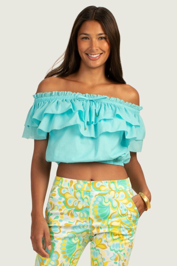 Trina Turk Solange 2 Top / Clearwater