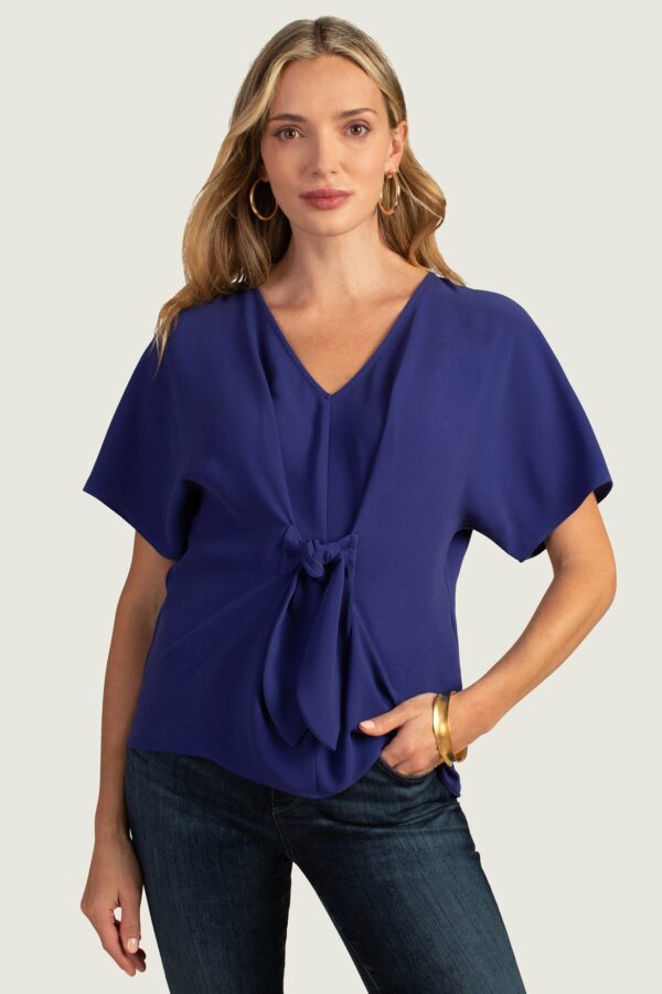 Trina Turk Nahla Top / Majorelle Blue