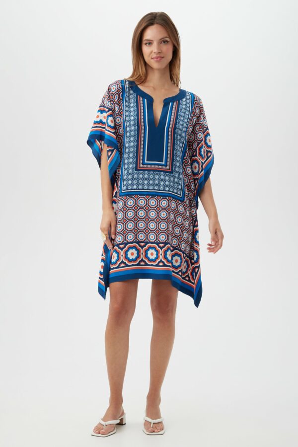 Trina Turk Moroccan Mosaic Theodora Caftan Dress / Multi