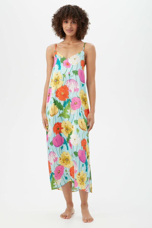 Komar - Bedhead Sunny Blossom Maxi Chemise Nightgown / Multi