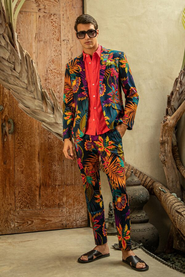 Mr Turk Clyde Slim Trouser / Multi