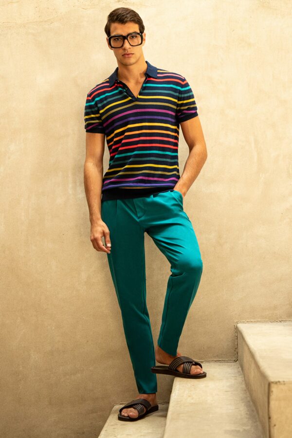 Mr Turk Empire Short Sleeve Polo / Multi